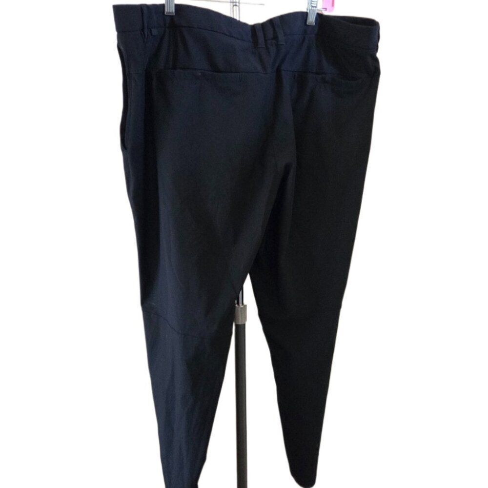 CRZ Yoga Men's Comfortable Black Dress Pants - Picture 2 of 3